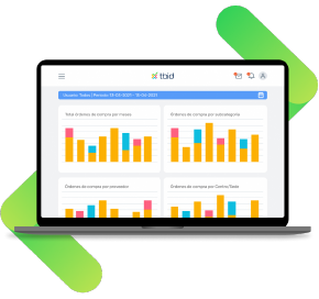 mockup verde Plataforma de gestión de proveedores