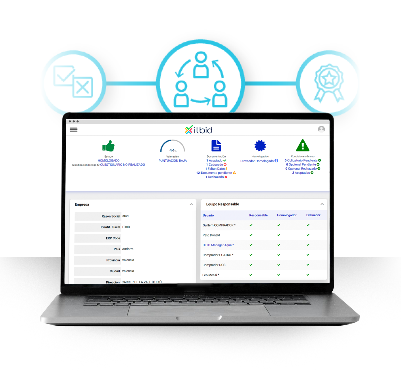 Modulo-1-Portal-de-proveedores Gestión de proveedores calidad y ESG