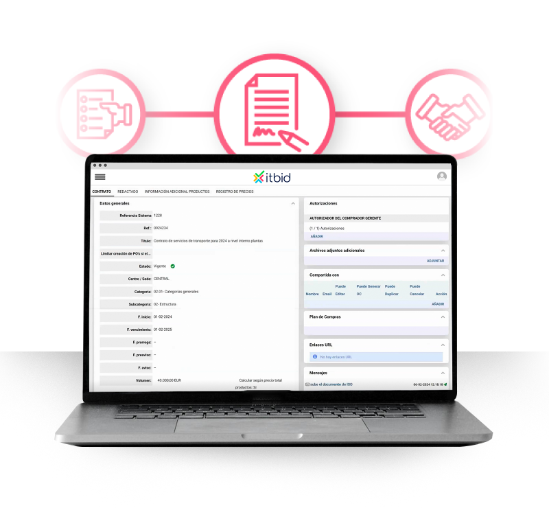 Gestión de negociaciones y contratos